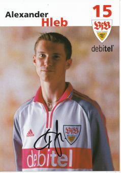 Alexander Hleb  2001/2002  VFB Stuttgart Fußball Autogrammkarte original signiert 