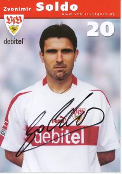 Zvonimir Soldo  2002/2003  VFB Stuttgart Fußball Autogrammkarte original signiert 