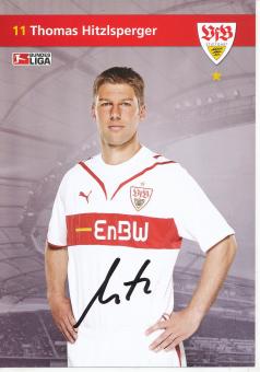 Thomas Hitzlsperger  2009/2010  VFB Stuttgart Fußball Autogrammkarte original signiert 