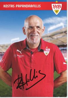 Kostas Papandrafillis  2013/2014  VFB Stuttgart Fußball Autogrammkarte original signiert 