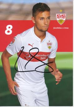 Moritz Leitner  2014/2015  VFB Stuttgart Fußball Autogrammkarte original signiert 