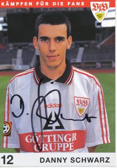 Danny Schwarz  1997/1998  VFB Stuttgart Fußball Autogrammkarte original signiert 