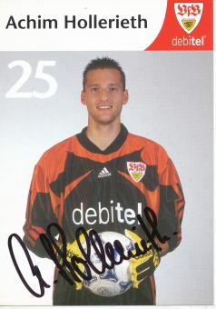 Achim Hollerieth  1999/2000  VFB Stuttgart Fußball Autogrammkarte original signiert 