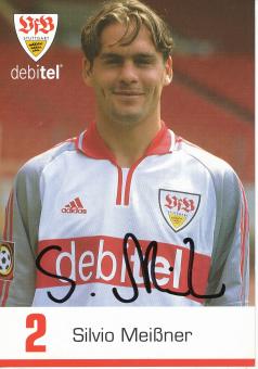 Silvio Meißner  2000/2001  VFB Stuttgart Fußball Autogrammkarte original signiert 