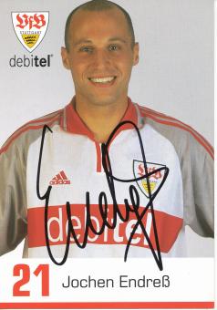 Jochen Endreß  2000/2001  VFB Stuttgart Fußball Autogrammkarte original signiert 