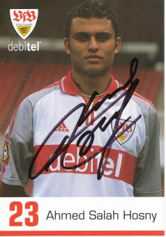 Ahmed Salah Hosny  2000/2001  VFB Stuttgart Fußball Autogrammkarte original signiert 