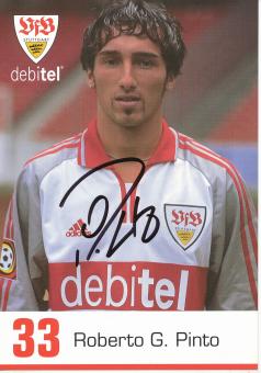 Roberto Pinto  2000/2001  VFB Stuttgart Fußball Autogrammkarte original signiert 