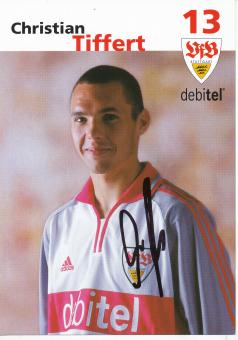 Christian Tiffert  2001/2002  VFB Stuttgart Fußball Autogrammkarte original signiert 