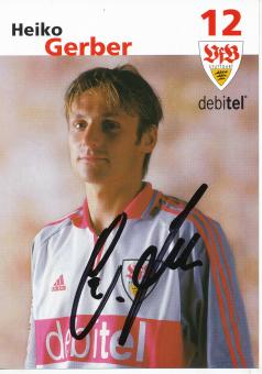 Heiko Gerber  2001/2002  VFB Stuttgart Fußball Autogrammkarte original signiert 