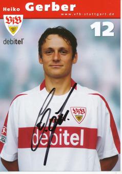 Heiko Gerber  2002/2003  VFB Stuttgart Fußball Autogrammkarte original signiert 