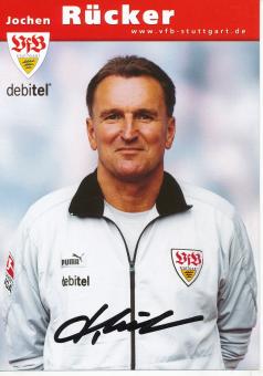 Jochen Rücker  2002/2003  VFB Stuttgart Fußball Autogrammkarte original signiert 