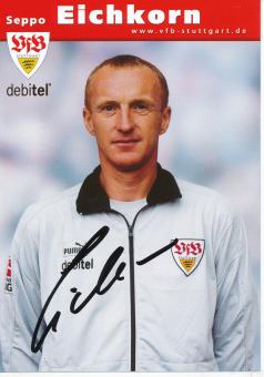 Seppo Eichkorn  2002/2003  VFB Stuttgart Fußball Autogrammkarte original signiert 