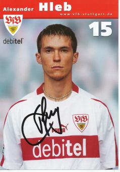 Alexander Hleb  2002/2003  VFB Stuttgart Fußball Autogrammkarte original signiert 