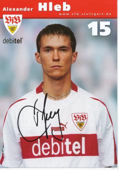 Alexander Hleb  2002/2003  VFB Stuttgart Fußball Autogrammkarte original signiert 