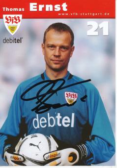 Thomas Ernst  2002/2003  VFB Stuttgart Fußball Autogrammkarte original signiert 