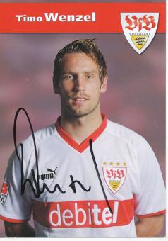 Timo Wenzel  2003/2004  VFB Stuttgart Fußball Autogrammkarte original signiert 