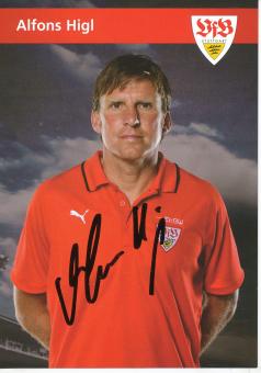 Alfons Higl  2006/2007  VFB Stuttgart Fußball Autogrammkarte original signiert 