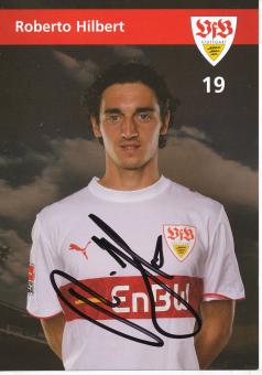 Roberto Hilbert  2006/2007  VFB Stuttgart Fußball Autogrammkarte original signiert 