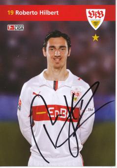 Roberto Hilbert  2008/2009  VFB Stuttgart Fußball Autogrammkarte original signiert 