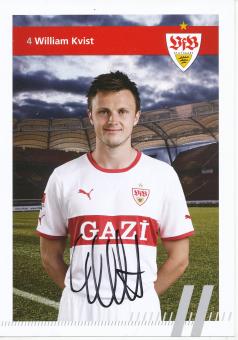 William Kvist  2011/2012  VFB Stuttgart Fußball Autogrammkarte original signiert 
