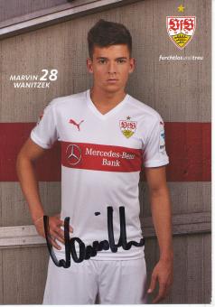 Marvin Wanitzek  2015/2016  VFB Stuttgart Fußball Autogrammkarte original signiert 