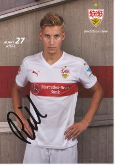 Mart Ristl  2015/2016  VFB Stuttgart Fußball Autogrammkarte original signiert 