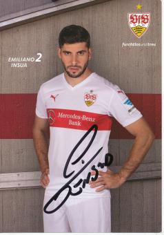 Emiliano Insua  2015/2016  VFB Stuttgart Fußball Autogrammkarte original signiert 