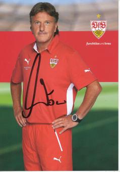 Gerhard Wörn  2014/2015  VFB Stuttgart Fußball Autogrammkarte original signiert 