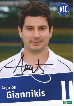 Argirios Giannikis  Karlsruher SC  II  Fußball Autogrammkarte original signiert 