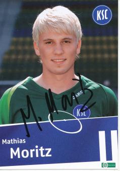 Mathias Moritz  Karlsruher SC  II  Fußball Autogrammkarte original signiert 