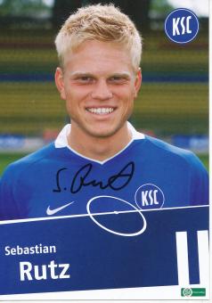 Sebastian Rutz  Karlsruher SC  II  Fußball Autogrammkarte original signiert 