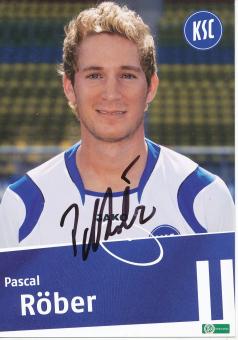 Pascal Röber  Karlsruher SC  II  Fußball Autogrammkarte original signiert 