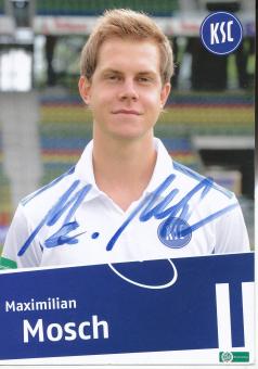 Maximilian Mosch  Karlsruher SC  II  Fußball Autogrammkarte original signiert 