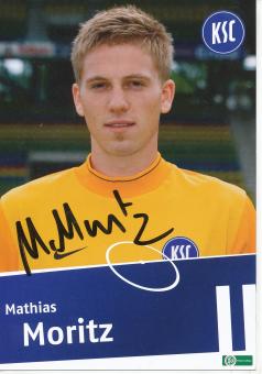 Mathias Moritz  Karlsruher SC  II  Fußball Autogrammkarte original signiert 