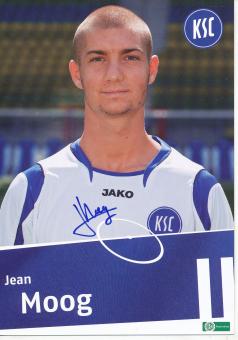 Jean Moog  Karlsruher SC  II  Fußball Autogrammkarte original signiert 
