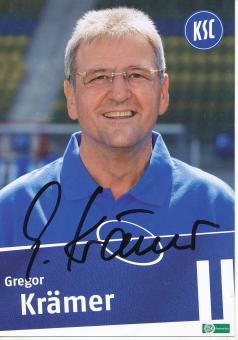 Gregor Krämer  Karlsruher SC  II  Fußball Autogrammkarte original signiert 