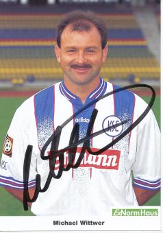 Michael Wittwer  1997/1998  Karlsruher SC  Fußball Autogrammkarte original signiert 