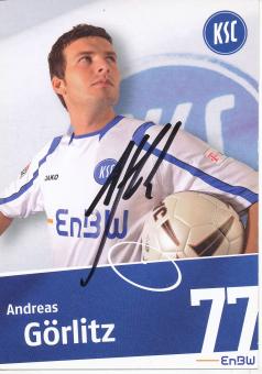 Andreas Görlitz  2008/2009  Karlsruher SC  Fußball Autogrammkarte original signiert 
