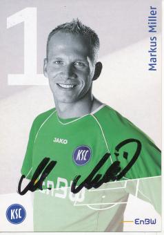 Markus Miller  2006/2007  Karlsruher SC  Fußball Autogrammkarte original signiert 