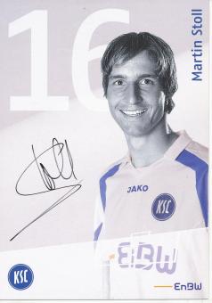 Martin Stoll  2006/2007  Karlsruher SC  Fußball Autogrammkarte original signiert 