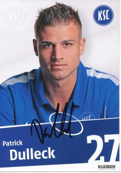 Patrick Dulleck   2010/2011  Karlsruher SC  Fußball Autogrammkarte original signiert 