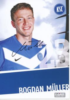 Bogdan Müller   2011/2012  Karlsruher SC  Fußball Autogrammkarte original signiert 