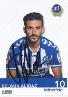 Selcuk Alibaz  2014/2015  Karlsruher SC  Fußball Autogrammkarte original signiert 