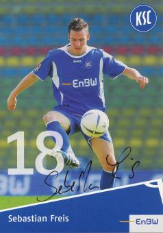 Sebastian Freis  2005/2006  Karlsruher SC  Fußball Autogrammkarte original signiert 
