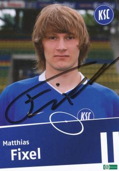 Matthias Fixel  Karlsruher SC  II  Fußball Autogrammkarte original signiert 
