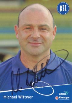 Michael Wittwer  Karlsruher SC  II  Fußball Autogrammkarte original signiert 