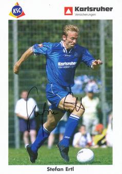 Stefan Ertl  2001/2002  Karlsruher SC  Fußball Autogrammkarte original signiert 