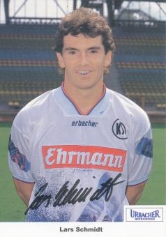 Lars Schmidt  1994/1995  Karlsruher SC  Fußball Autogrammkarte Druck signiert 