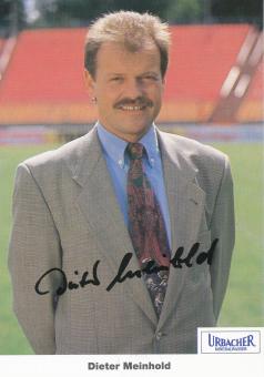 Dieter Meinhold  1994/1995  Karlsruher SC  Fußball Autogrammkarte Druck signiert 