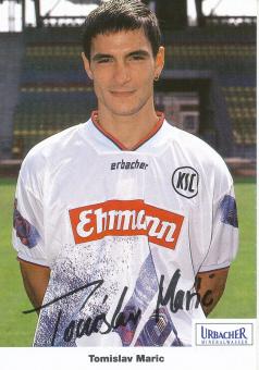 Tomislav Maric  1994/1995  Karlsruher SC  Fußball Autogrammkarte Druck signiert 